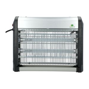 Serene 2 x 10W LED Light Insect Killer Silver and Black